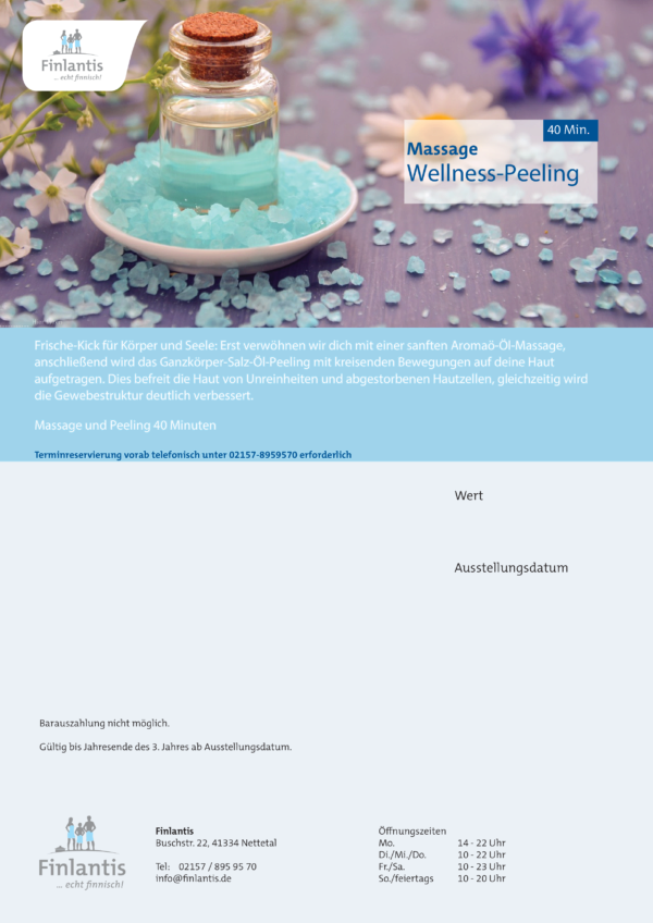 Wellness-Peeling 40